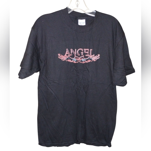 Vtg '04 Angel TV Show T-shirt M Black Boreanaz/Marsters Mint Buffyverse